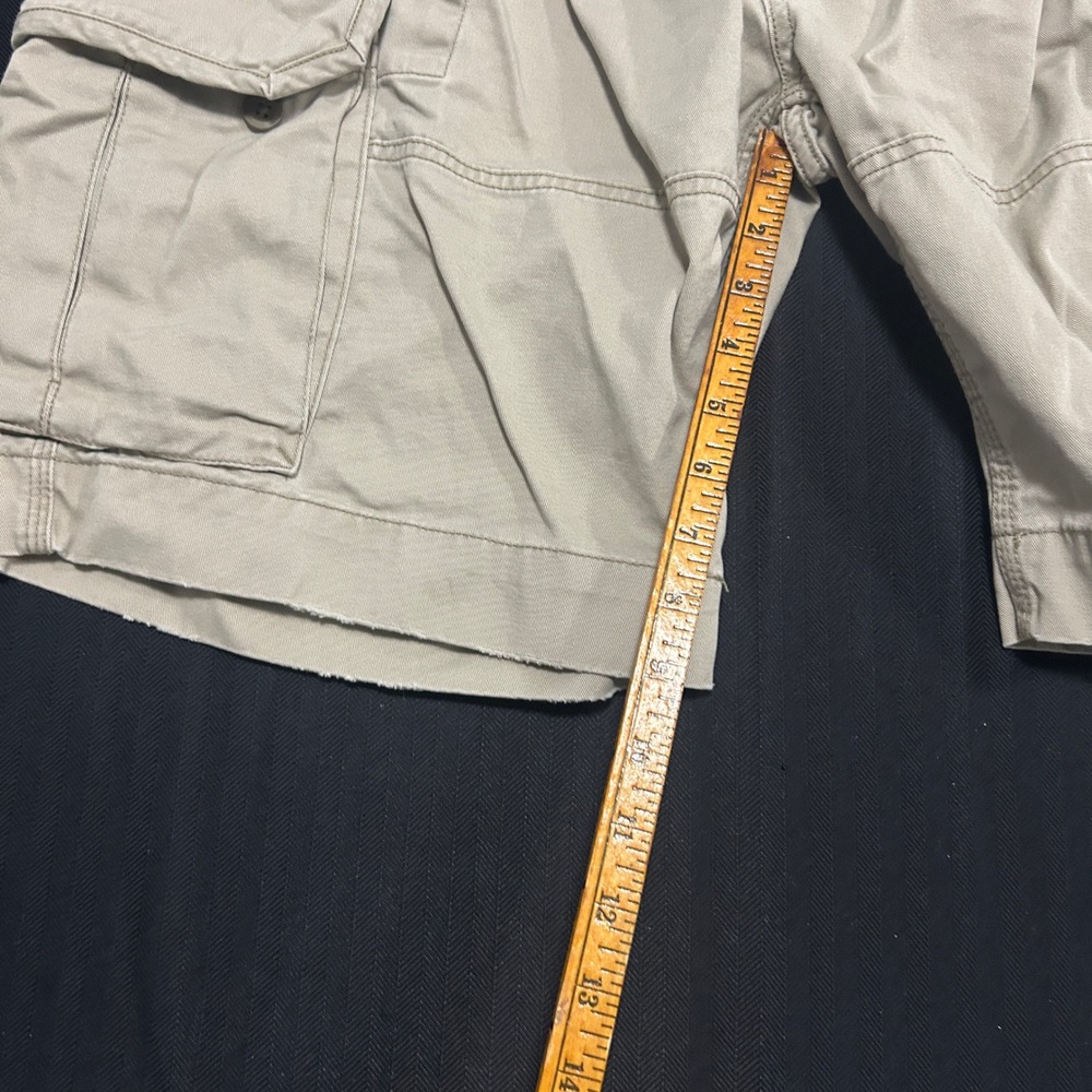 Polo Ralph Lauren Mens Tan Khaki Cotton Twill Cargo Shorts Size 36 1463 - Picture 6 of 8